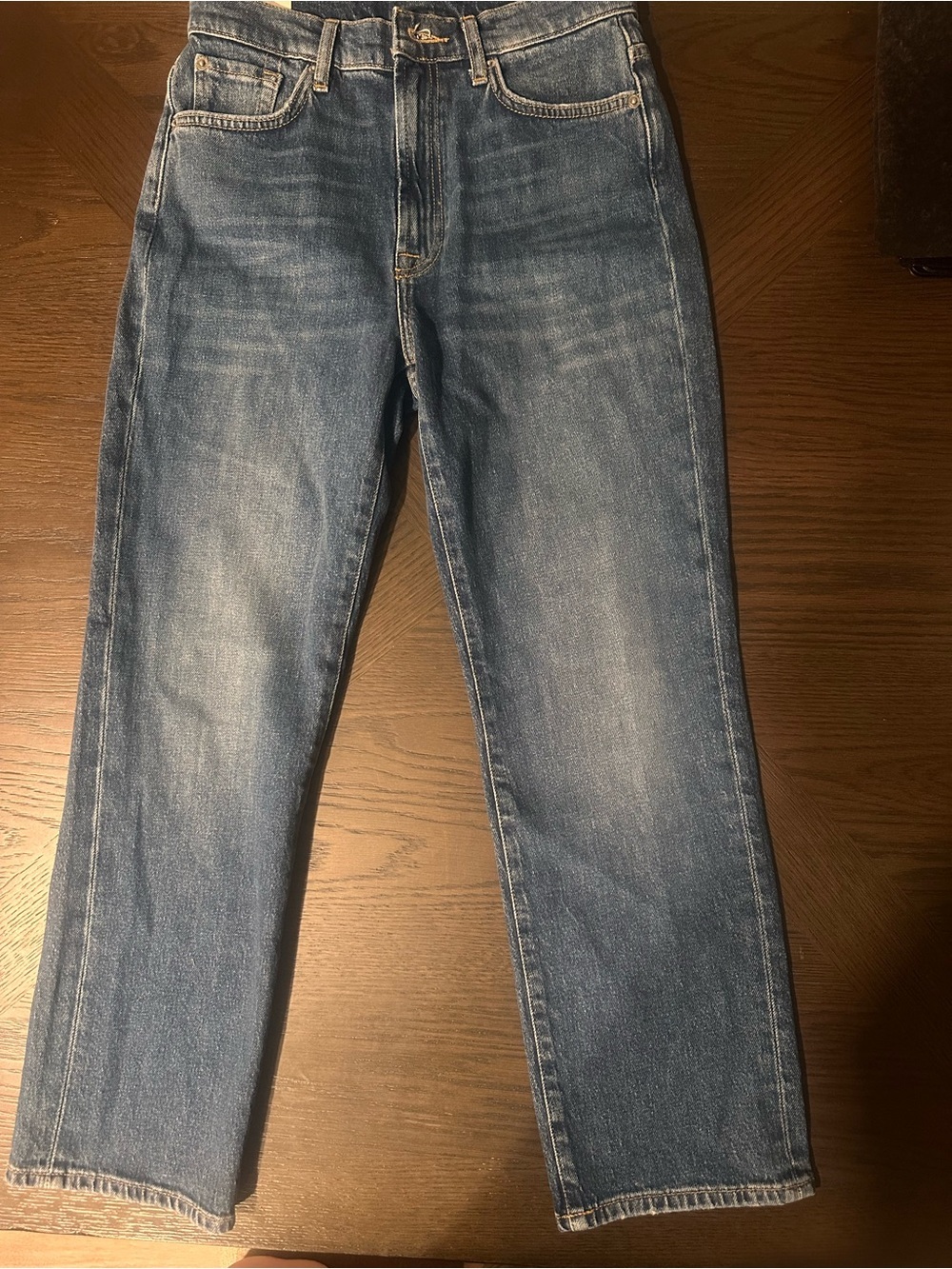 Splendid Men's Straight Jeans in Medium Blue Wash